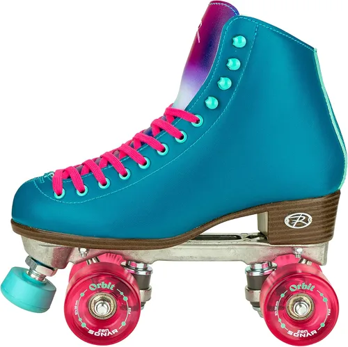 Vista 4 de Riedell Orbit Roller Skate - Patín de cuatro ruedas para exteriores para mujer