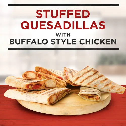 Vista 4 de Banquet Bocadillo congelado de quesadillas rellenas de pollo estilo búfalo, 26 onzas