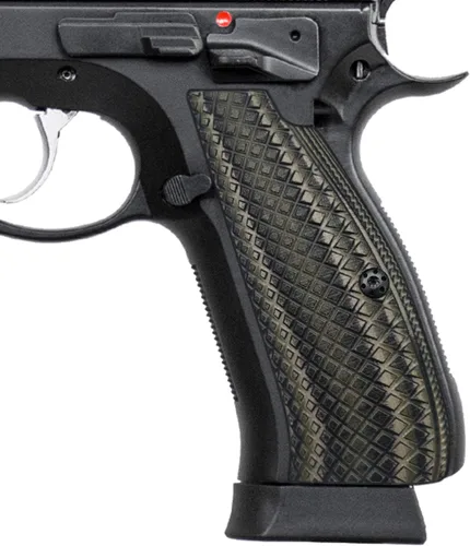 Vista 8 de Cool Hand Empuñaduras G10 para CZ 75 Tamaño Completo, CZ 75 SP-01 Tactical, CZ 75B BD, Shadow 2, Tornillos de empuñadura de pistola negros