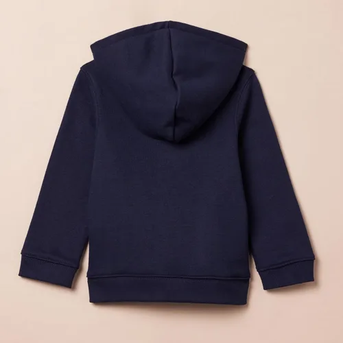 Vista 3 de Tienda Essentials Sudadera con capucha y cremallera de forro polar para niñas y niños pequeños