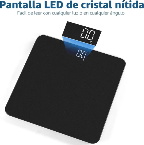 Vista 4 de Vitafit Báscula para peso corporal, alta precisión de 0.1 libras por nuestra fábrica profesional desde 2001, báscula digital de peso LED y piso, 3
