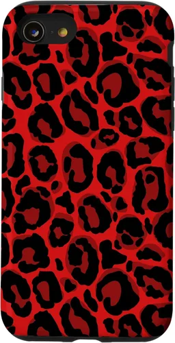 Vista 18 de Red Leopard Phone Case Cheetah Skin Pattern Women Case for iPhone 17