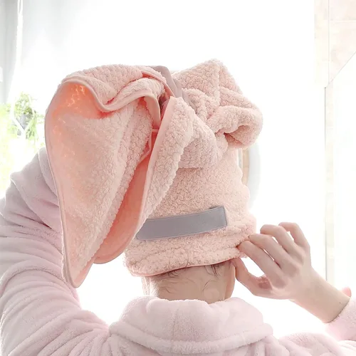 Vista 4 de Toalla de microfibra extra grande (43 x 30 pulgadas) para cabello seco, rizado, largo y grueso, súper absorbente, ultrasuave y de secado rápido