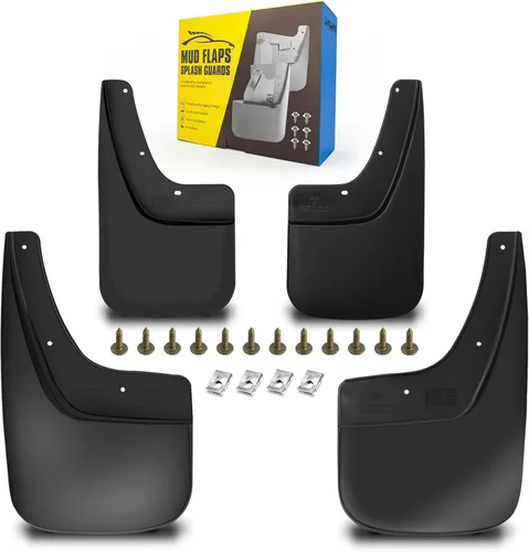 Vista 29 de Aleta de lodo Compatible con 2009-2010 Do-dge Ram 1500/2500/3500, 11-18 Ram 1500/2500/3500, Compatible con ruedas traseras simples, No es compatible