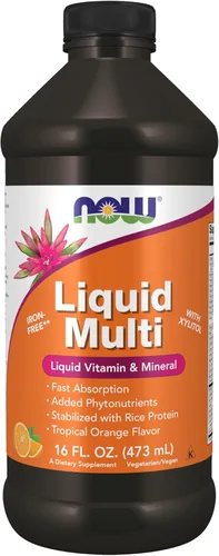 Vista 8 de NOW Foods Suplementos, Líquido Multi, Absorción Rápida, Vitamina y Mineral Líquidos, Sabor a Baya Silvestre, 16 Onzas
