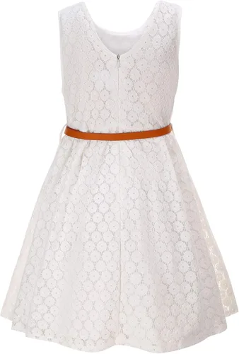 Vista 2 de Vestido de encaje para niñas, informal, vestido para niña de las flores