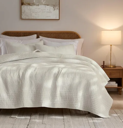 Vista 19 de palassio Juego de ropa de cama de edredón de paisley verde salvia, 100% algodón, tamaño individual, con 1 funda de almohada, bohemio floral ligero