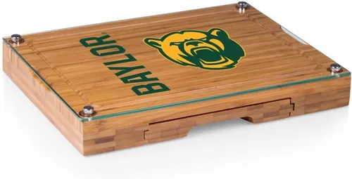 Vista 48 de PICNIC TIME NCAA Juego de tabla de queso y cuchillos con parte superior de vidrio de concierto, juego de tabla de charcutería, tabla de cortar