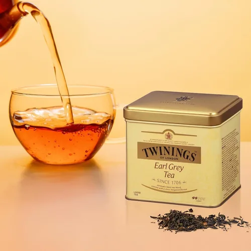 Vista 3 de Twinings Té Earl Grey, té suelto, latas de 7.05 oz
