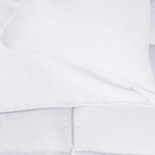 Vista 4 de Superior Edredón de microfibra cepillada sólida, ropa de cama alternativa al plumón, reversible, peso medio, esponjoso, decorativo, funda
