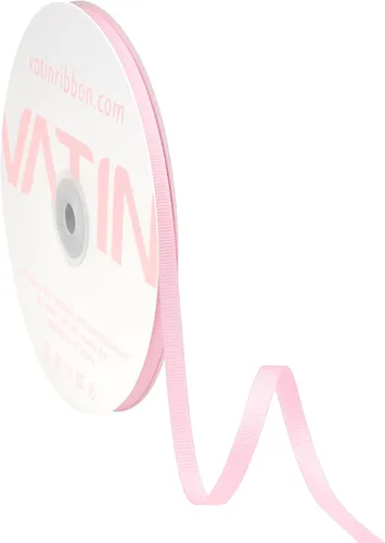 Vista 216 de VATIN Cinta de Grogrén Negra, 1-1/2" x 50 Yardas Continuas, Cinta de Grogrén de Poliéster Negra, Usar para Lazos de Bricolaje, Accesorios