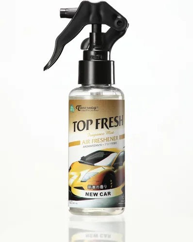 Vista 2 de Treefrog - Paquete de 5 ambientadores de fragancia para auto con aroma a rana de árbol Top Fresh