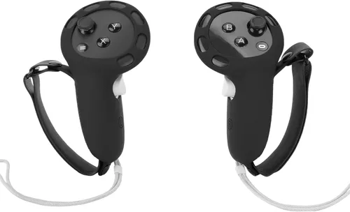 Vista 7 de CBDYWVR Controller Grips for MetaOculus Quest 3,Anti-Throw Grips Cover with Adjustable Knuckle Straps,Handle Protective Sleeve Compatible with Meta