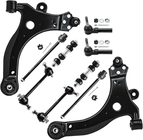 Vista 130 de Detroit Axle - Kit de brazos de control de extremo delantero RWD para cargador Chrysler 300 Dodge Challenger 11-19, brazos de control