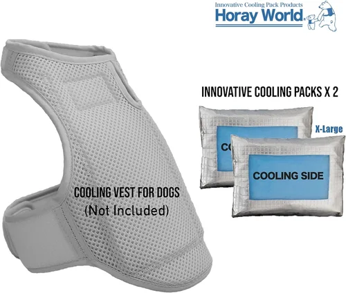 Vista 2 de Innovador paquete de enfriamiento para chaleco de refrigeración para perros (XL)