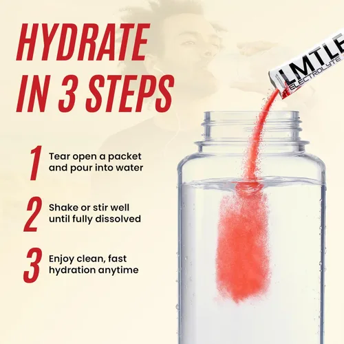 Vista 5 de Paquetes de polvo de hidratación con electrolitos premium, sabores mixtos, 40