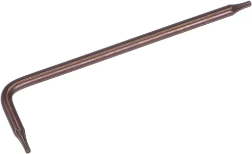 Vista 3 de uxcell T6 Anti manipulación Torx Star Key Bit Llave, forma de L 2.68 pulgadas brazo largo, acero S2 2 PC