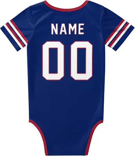 Vista 3 de Ropa de bebé personalizada con nombre y número de bebé para niño y niña, regalo personalizado