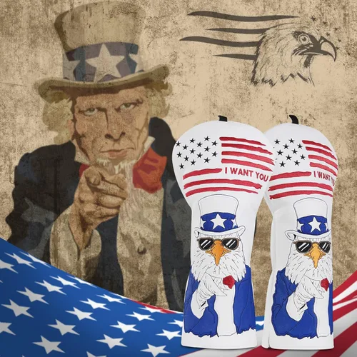 Vista 2 de Cubierta para cabeza de conductor de golf, fundas para cabezas de golf para maderas y conductores, se adapta a Taylormade Titleist Callaway