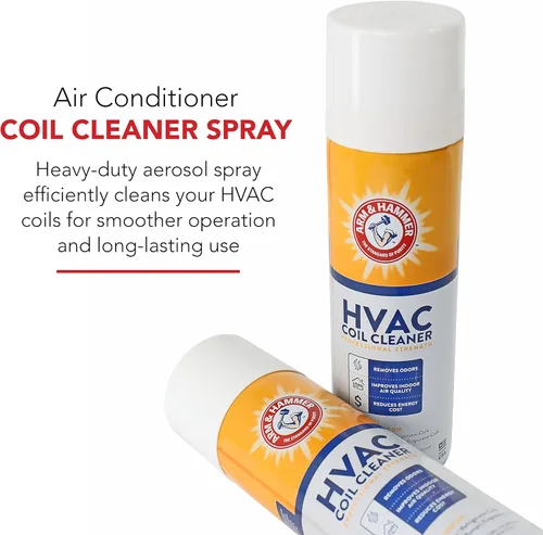 Vista 2 de Arm & Hammer Espuma en aerosol limpiadora biodegradable para bobinas de HVAC y aire acondicionado, sin enjuague, 19 fl. oz, AHCC-19 por Diversitech