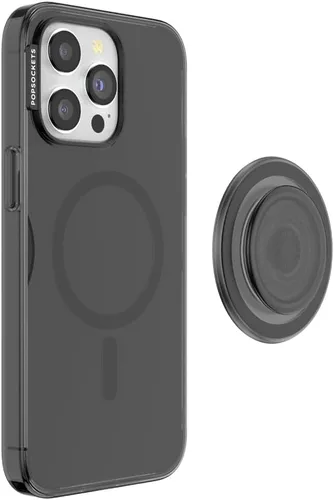 Vista 28 de PopSockets Funda para iPhone 15 con agarre redondo para teléfono compatible con MagSafe, funda de teléfono para iPhone 15, compatible con carga