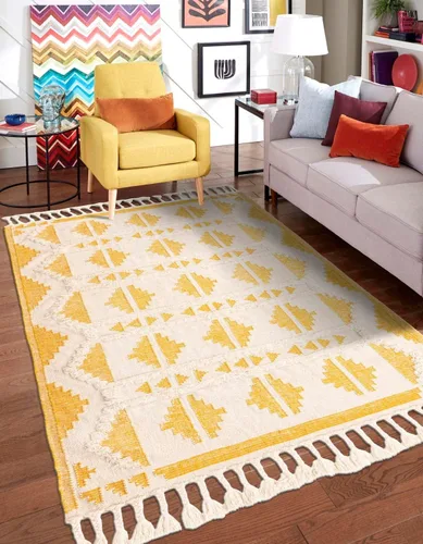 Vista 11 de Unique Loom Mesa Collection - Alfombra Maricopa (2 pies 2 pulgadas x 5 pies 1 pulgada, aguamarina y blanco)