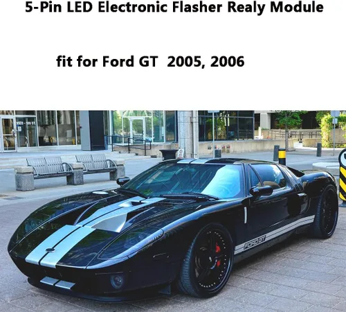 Vista 5 de Relé intermitente LED EP27 de 5 pines apto para Ford Mustang V6, GT, Bullitt, Mach1 1994-2004 Ford Five Hundred 2005-2007 Señal de giro