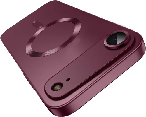 Vista 7 de Funda magnética para iPhone 13 Pro MagSafe con protector de lente de cámara, protección completa, delgada, suave, a prueba de golpes, antiarañazos