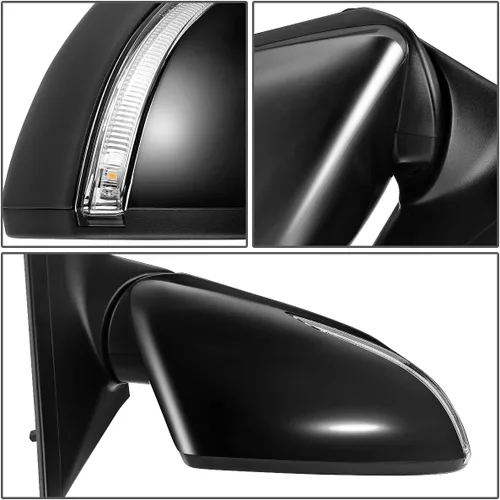 Vista 5 de DNA Motoring OEM-MR-HY1321227 Espejo retrovisor de puerta lateral derecho del pasajero con calor alimentado compatible con Elantra 17-18, señal