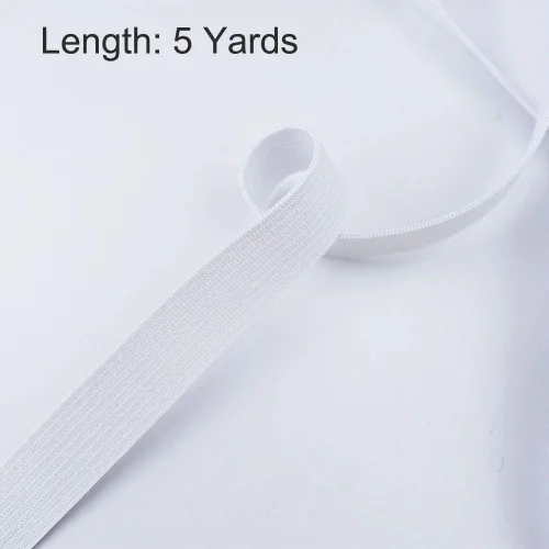 Vista 2 de Leline's Bobina elástica, banda elástica de punto elástico pesado para coser (0.6 pulgadas x 5 yardas)