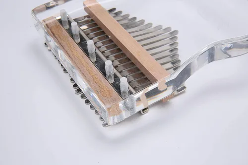 Vista 9 de Kalimba Kalimba - Piano de pulgar de acrílico transparente, Kalimba de 17 teclas, piano de cristal transparente, Kalimba marimba, instrumentos