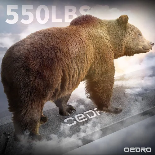 Vista 6 de OEDRO Estribos de 6.5 pulgadas compatibles con Dodge Ram 1500 2019-2025 New Body (no compatible con 2019-2024 1500 Classic), rieles de barras Nerf