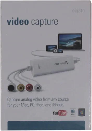 Vista 2 de BCAPTURE DC60 - Adaptador de captura de video USB 2.0 con software de edición de video, Blanco