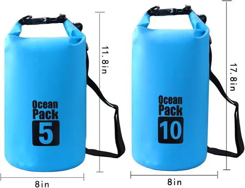 Vista 2 de Bolsa seca flotante impermeable Bear Outdoor, para canotaje, kayak, senderismo, snowboard, acampada, rafting, pesca y excursionismo