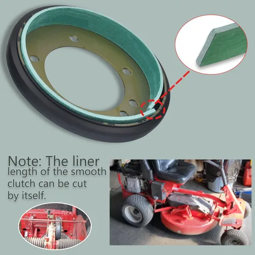 Vista 2 de 04743700 Kit de disco de accionamiento de tractor de césped con forro/rueda de fricción, compatible con disco de embrague de conducción Sn-apper