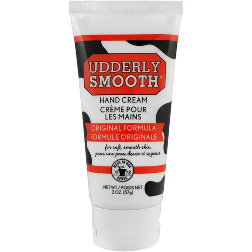 Udderly Smooth Crema de ubre, hidratante para la piel, tubo de 2 onzas