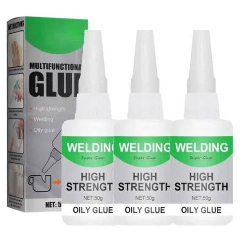 Vista 7 de Jue Fish - Adhesivo de soldadura aceitosa multifuncional de alta resistencia, pegamento universal (2 piezas)