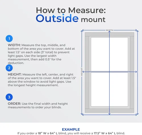 Vista 5 de Persiana de lamas planas de madera sintética de 2 pulgadas para oscurecimiento de habitación, sin cordón, más de 1000 tamaños personalizables
