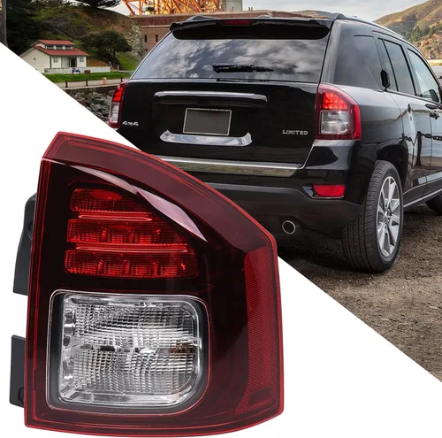 Vista 7 de Huray Luz trasera izquierda para Jeep Compass 2011-2013 lámpara de freno LH del lado del conductor