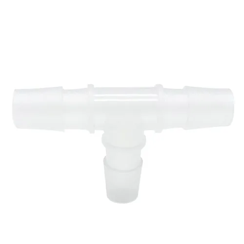 Vista 4 de Manguera de plástico de 34 "para manguera de 3 vías en forma de T, accesorio de púas para aceite de agua de ozono (paquete de 3)