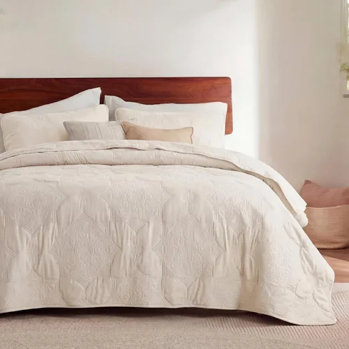 Vista 11 de Bedsure Edredón individual – Ropa de cama ultrasuave individual XL para decoración de dormitorio, edredón ligero para todas las estaciones, colcha