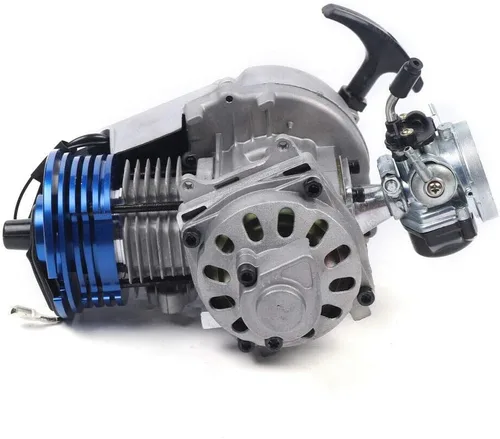 Vista 6 de Motor de motor, 49 CC 50 CC de 2 tiempos de carreras, motor completo de arranque motorizado, kit de motor de bicicleta motorizada, para mini