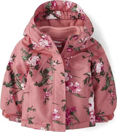 The Children's Place Chaqueta de invierno pesada 3 en 1 para bebés y niñas pequeñas, resistente al viento, forro polar interior