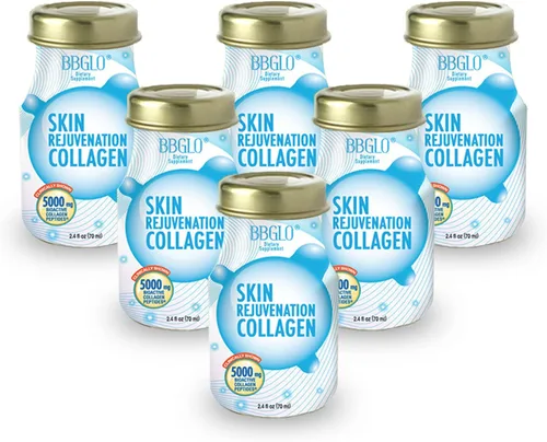 Vista 3 de BBGLO® Skin Rejuvenation - Bebida de colágeno – Complejo antienvejecimiento, 2.4 onzas líquidas (paquete de 6 botellas, original)