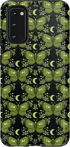 Vista 275 de Casely Funda para Galaxy S9 Postura de cadáver Yoga de esqueleto Diseño protector delgado esencial de doble capa