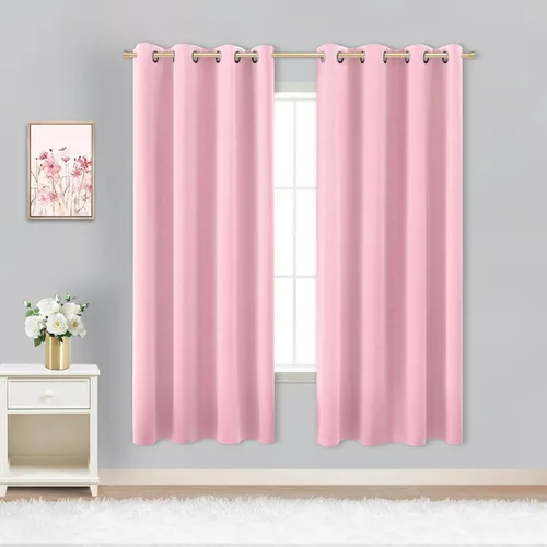 Vista 10 de KOUFALL Cortinas Doradas de Lujo Opacas para Sala de Estar, Elegantes Modernas Cortinas para Sala de 84 Pulgadas de Largo 2025