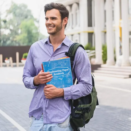 Vista 4 de Colarr Engineering Computation Pad 8.5" x 11" Engineering Wirebound Spiral Notebook Grid Pad 5 Squares Per Inch Graph Paper for Drafting Drawing