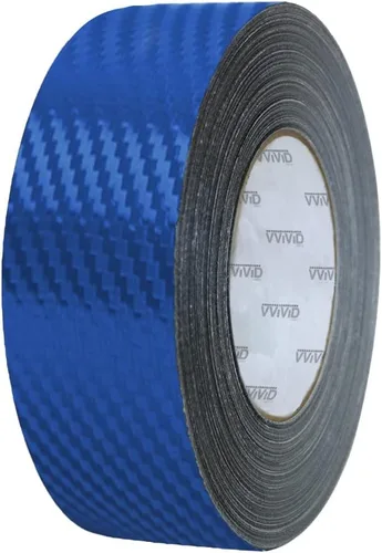 Vista 3 de VViViD rollo vinilo para detalles cinta de 2" x 20', hazlo tú mismo, Carbon Fiber Black