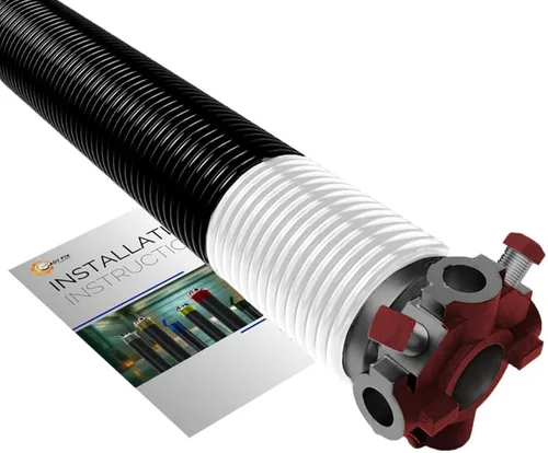 Vista 12 de Resorte de torsión para puerta de garaje 192 x 2 x 24 pulgadas para reparación de puertas de garaje para el lado derecho de la puerta de garaje