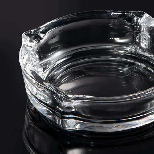 Vista 5 de Cenicero de cristal, ceniceros de cristal para cigarrillos, ceniceros caseros (B)